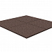Резиновая плитка Rubblex Target 500x500x43 мм